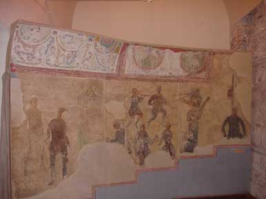 ソフィア寺院のフレスコ画（全体）