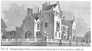 19世紀アイルランド城館図