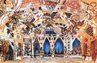 A・ゴロヴィーンによる舞台美術のエスキース（1903）